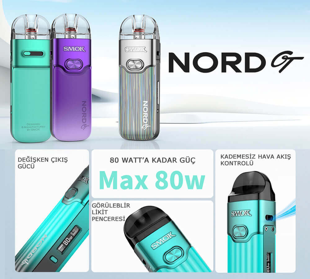 Smok NordGT Pod Kit Tüm Detayları